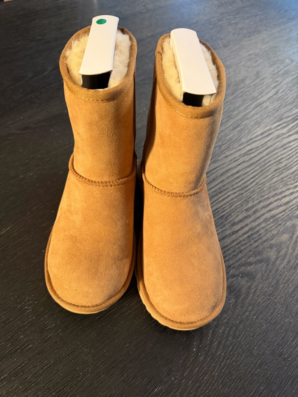 UGG Kids Chestnut Suede Shearling Boots